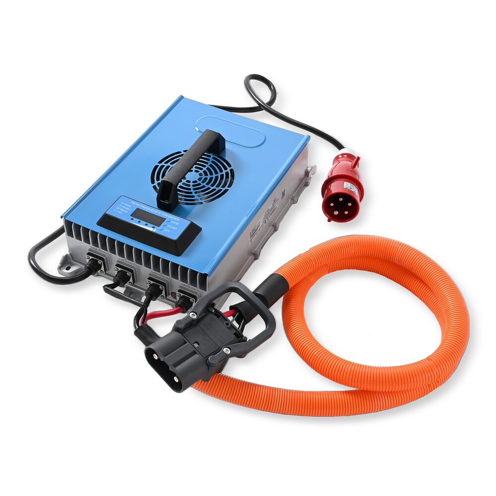 Product afbeelding: Externe lader D400, 80 V, 60 A, CEE rood 32A, 5-pins - 3P+N+E voor AntOn by Jungheinrich elektrische heftruck CBH 2.0