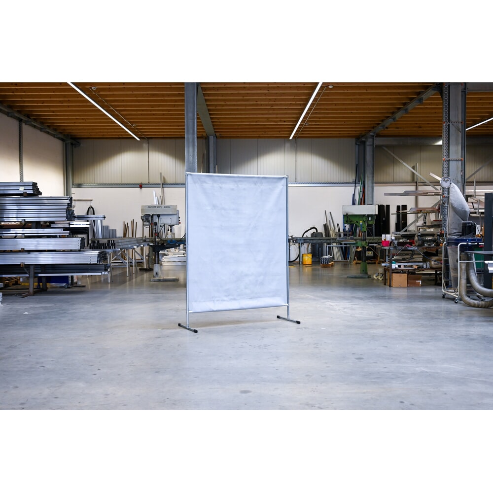 Productafbeelding nr. 4: Lasbeschermingswand, hitte-/spatbeschermingsdeken volgens DIN EN 13501-1, bxh 1.400 x 2.000 mm, grijs/zilver