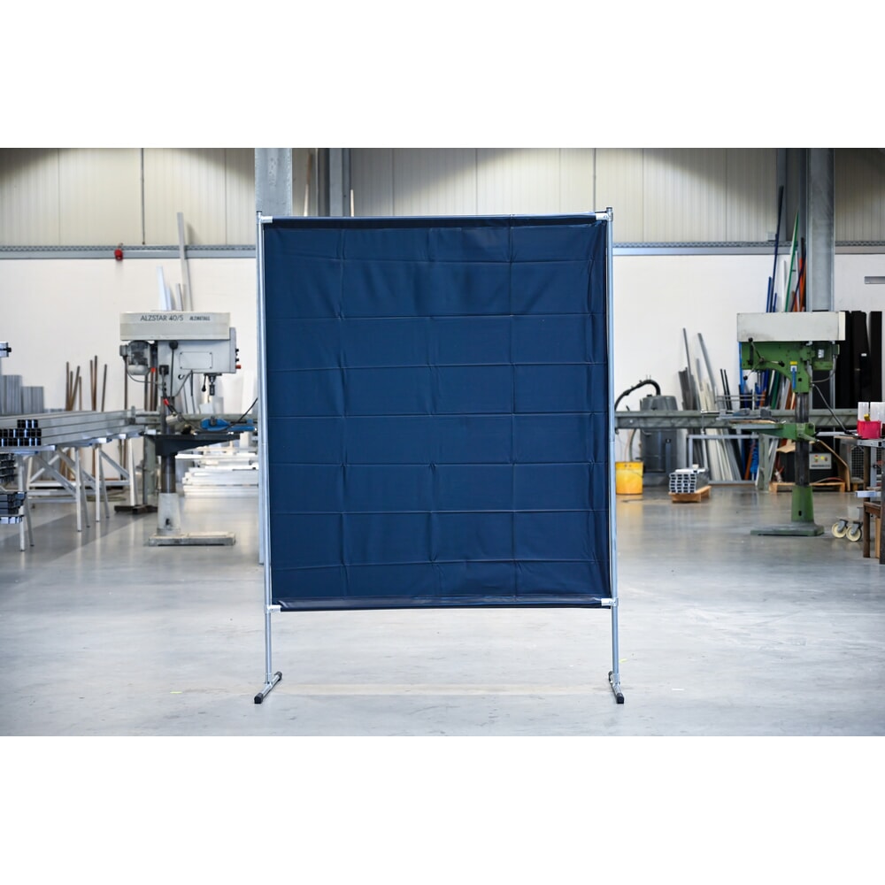 Productafbeelding nr. 1: Lasbeschermingswand, volgens ISO EN 25980 (EN 1598), bxh 1.400 x 2.000 mm, donkergroen/mat