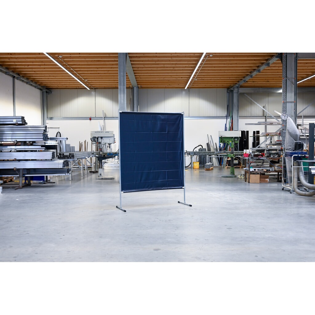 Productafbeelding nr. 3: Lasbeschermingswand, volgens ISO EN 25980 (EN 1598), bxh 1.400 x 2.000 mm, donkergroen/mat