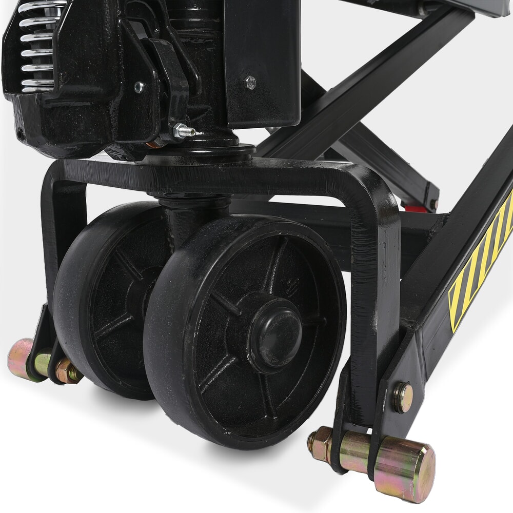 Productafbeelding nr. 9: Schaarhefwagen HEMMDAL PTM 1.0 Scissor, draagvermogen 1.000 kg, vorklengte 1.150 mm, polyurethaan, enkelvoudig wiel