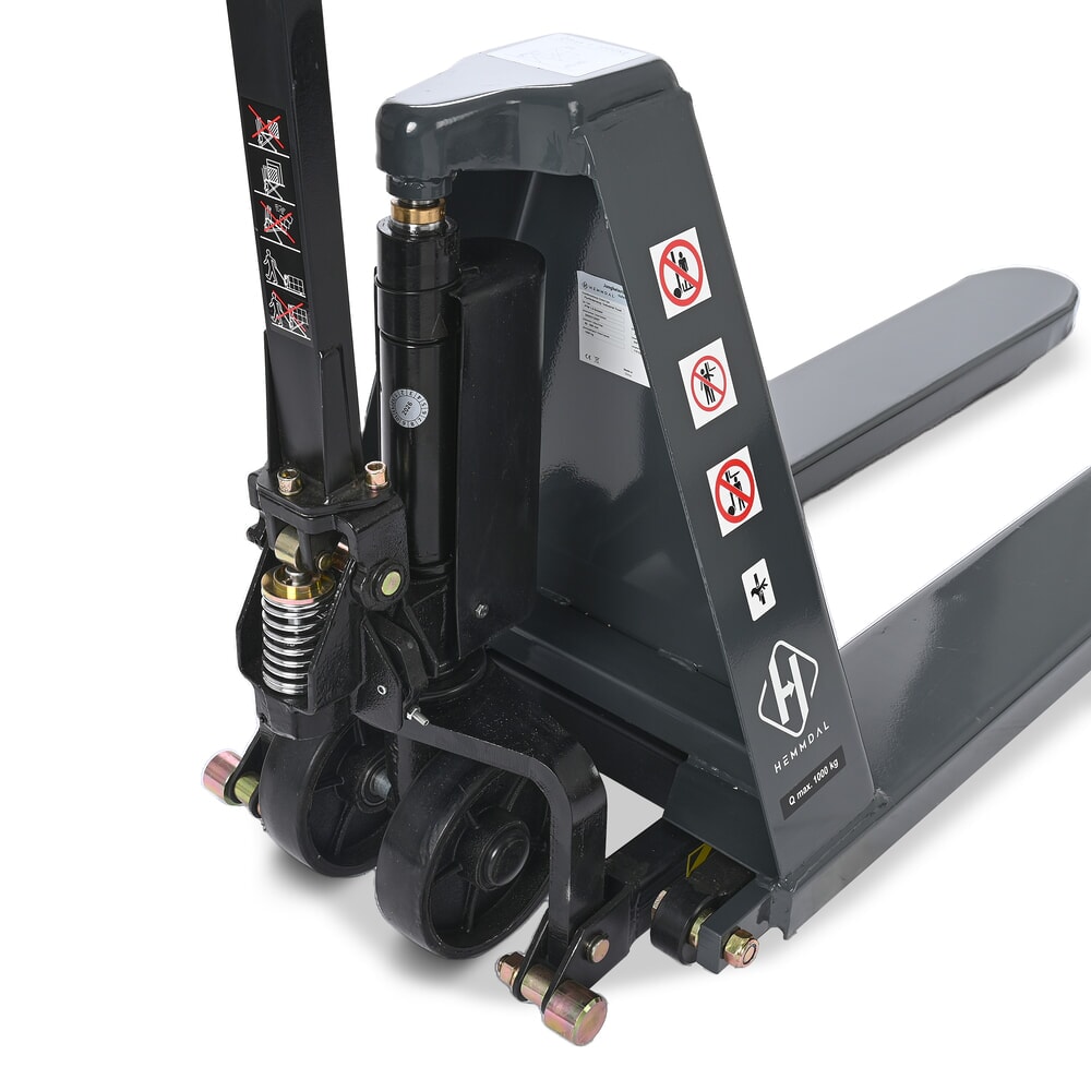 Productafbeelding nr. 12: Schaarhefwagen HEMMDAL PTM 1.0 Scissor, draagvermogen 1.000 kg, vorklengte 1.150 mm, polyurethaan, enkelvoudig wiel