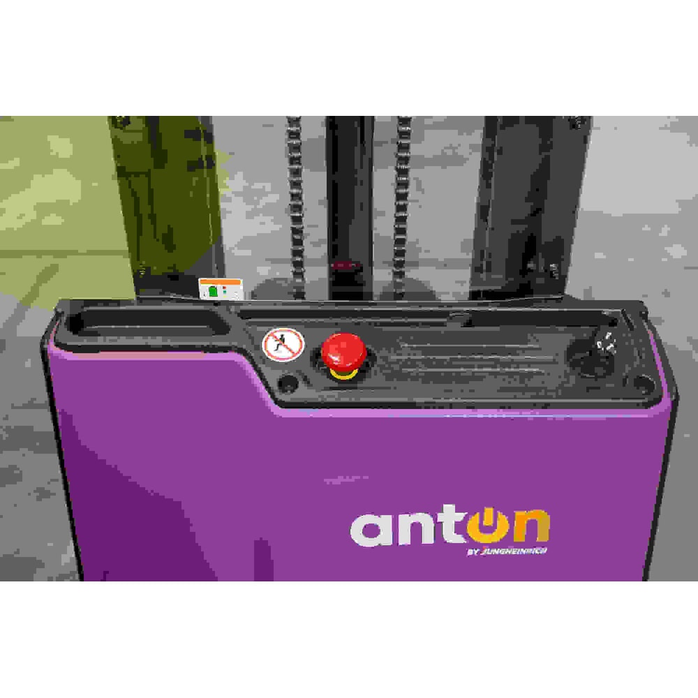 Productafbeelding nr. 8: AntOn by Jungheinrich elektrische stapelaar PSM 1.2, met tweevoudige telescoop hefmast, draagvermogen 1.200 kg, hefhoogte 3.622 mm