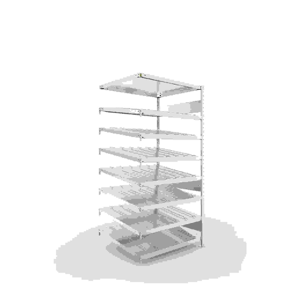 Product afbeelding: Doorrolstelling META, AV, eenzijdig, met legborden, diepte 800 mm