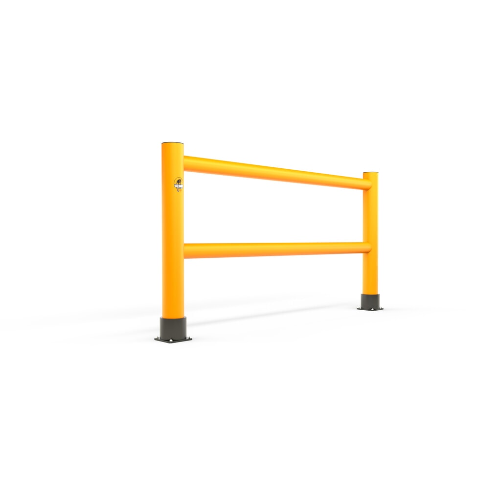 A.M.P.E.R.E. Aanrijbeveiligingshekwerk Rack Mammut®, handlijst Flex, lengte 2,00 m Product afbeelding: A.M.P.E.R.E. Aanrijbeveiligingshekwerk Rack Mammut®, handlijst Flex, lengte 2,00 m