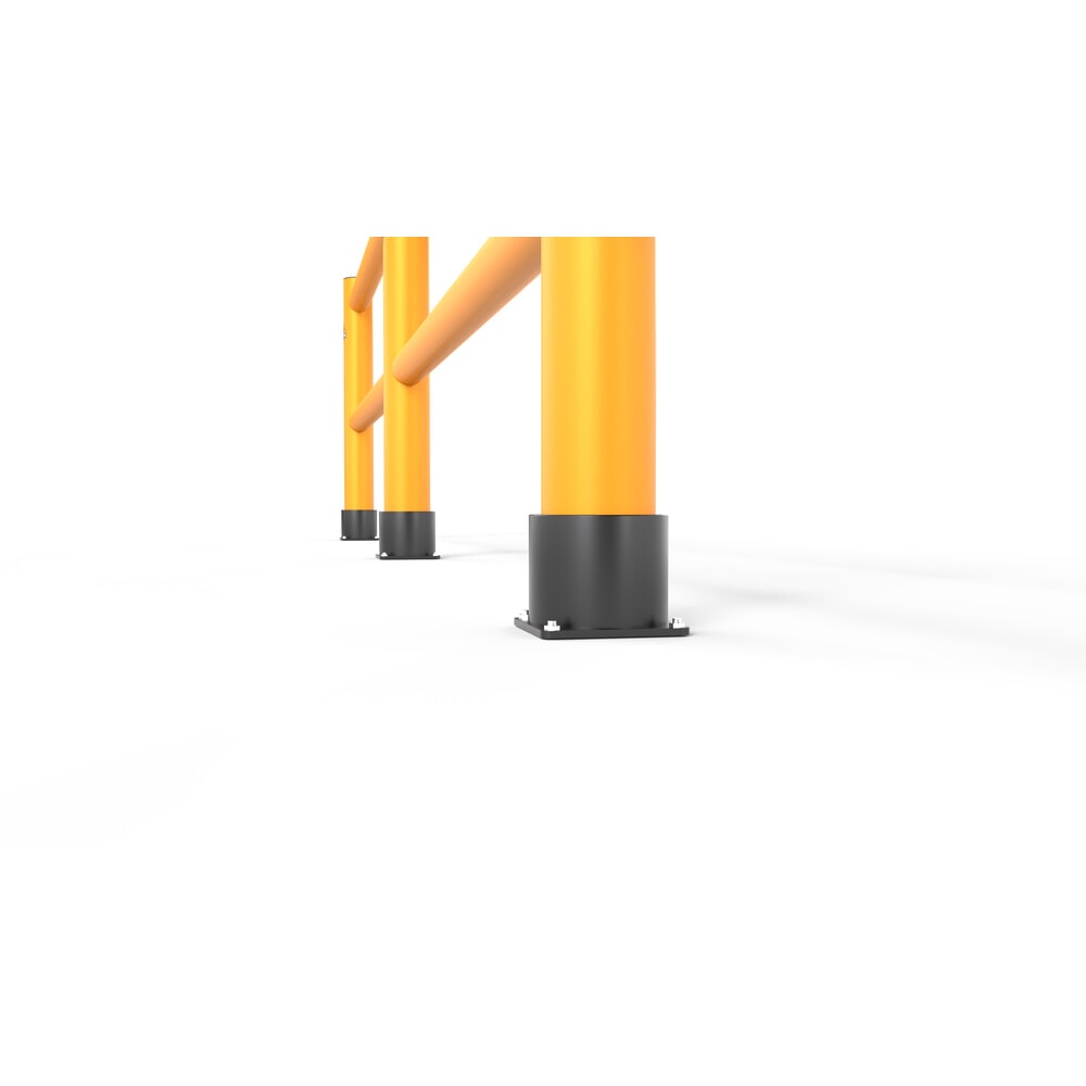 Productafbeelding nr. 5: A.M.P.E.R.E. Aanrijbeveiligingshekwerk Rack Mammut®, handlijst Flex, lengte 2,00 m