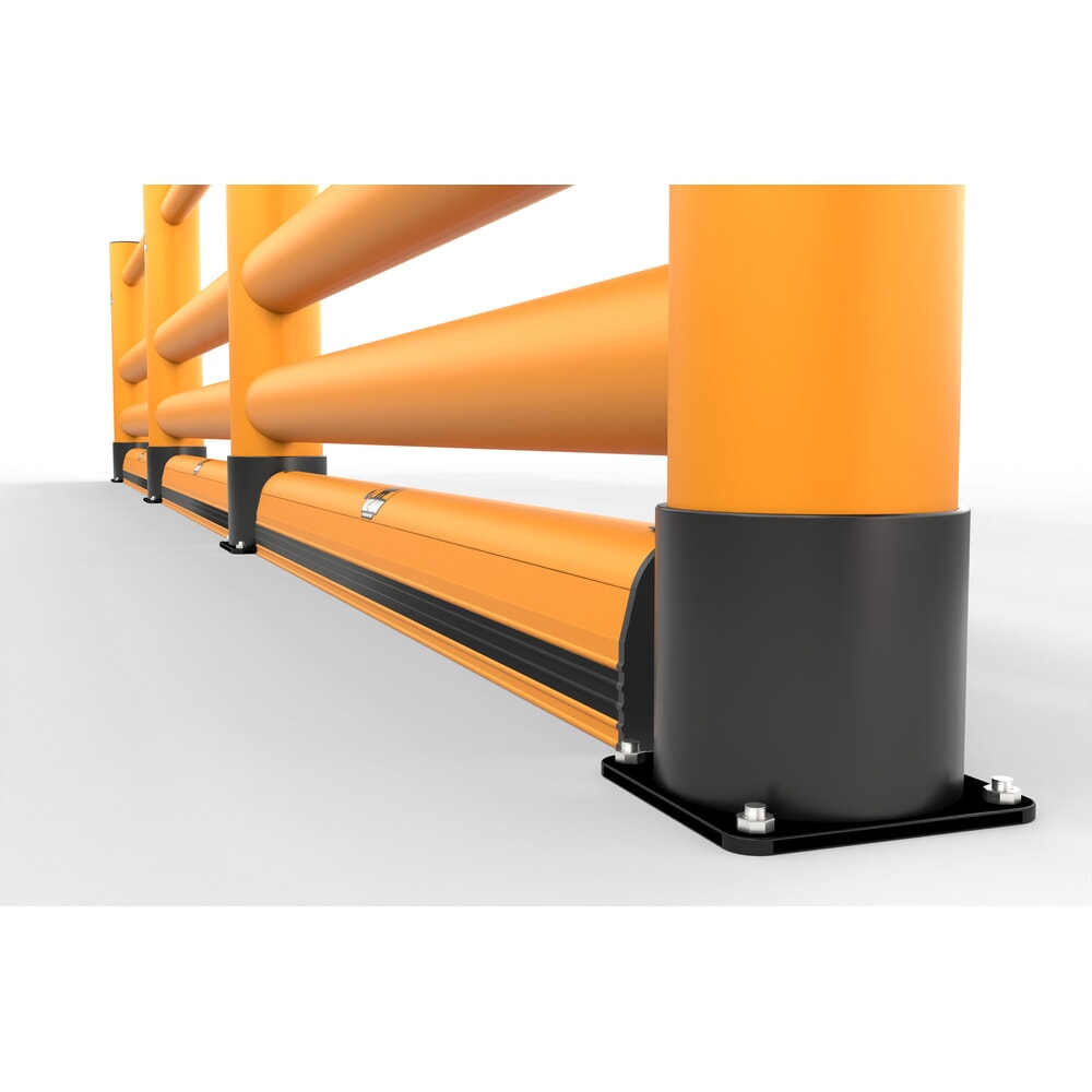 Productafbeelding nr. 3: A.M.P.E.R.E. Aanrijbeveiligingshekwerk Rack Mammut®, handlijst dubbele ligger Extra, lengte 2,00 m