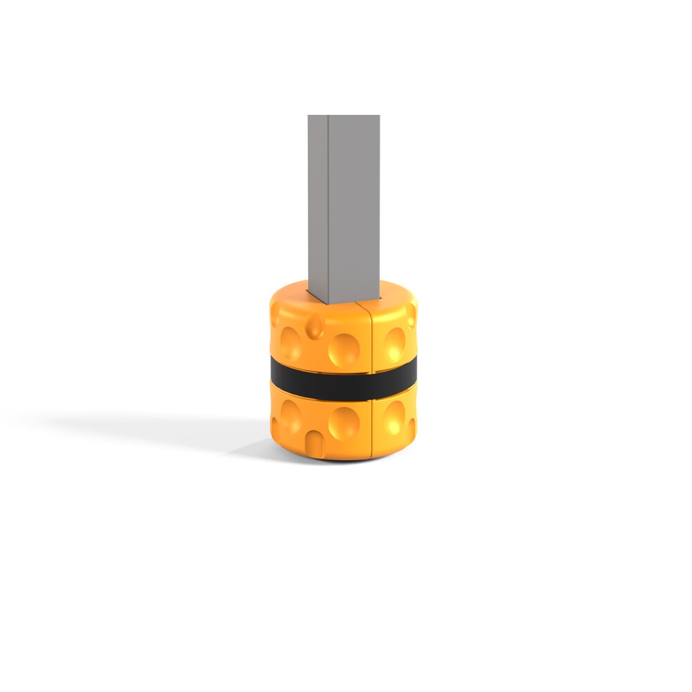 Productafbeelding nr. 3: A.M.P.E.R.E. Universele aanrijbescherming voor pilaren Rack Mammut® Smart, voor vierkante pilaren 100-150 mm, hoogte 300 mm