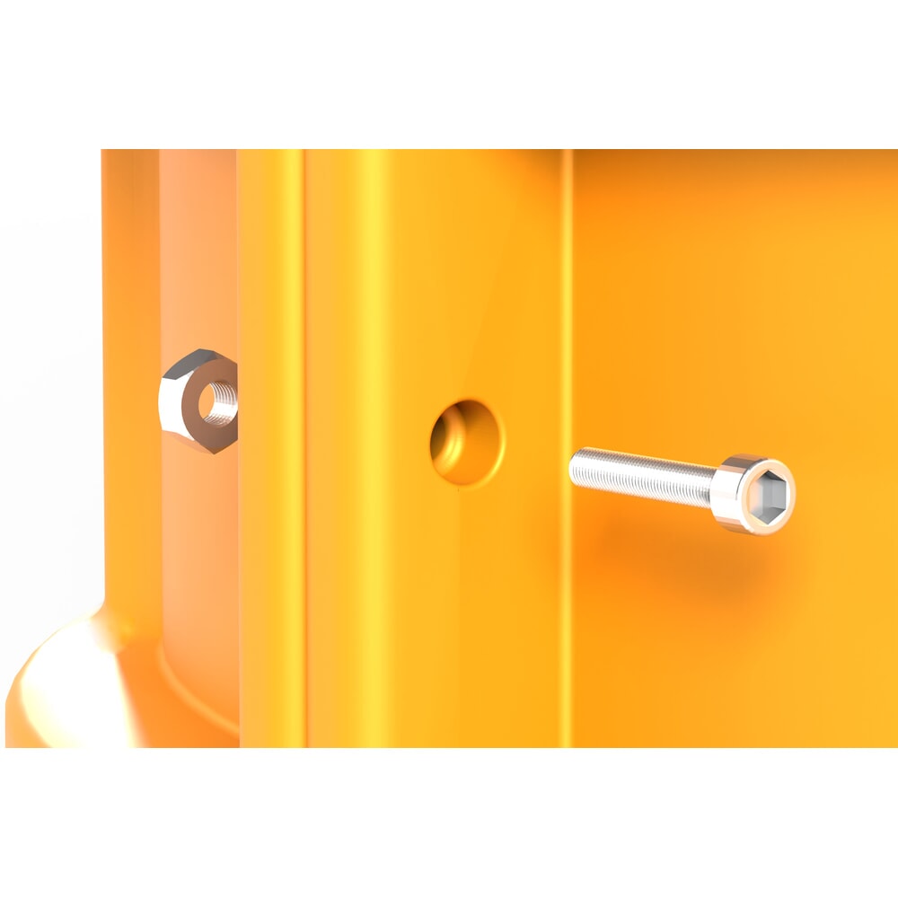 Productafbeelding nr. 4: A.M.P.E.R.E. Universele aanrijbescherming voor pilaren Rack Mammut® Smart, voor vierkante pilaren 100-150 mm, hoogte 300 mm