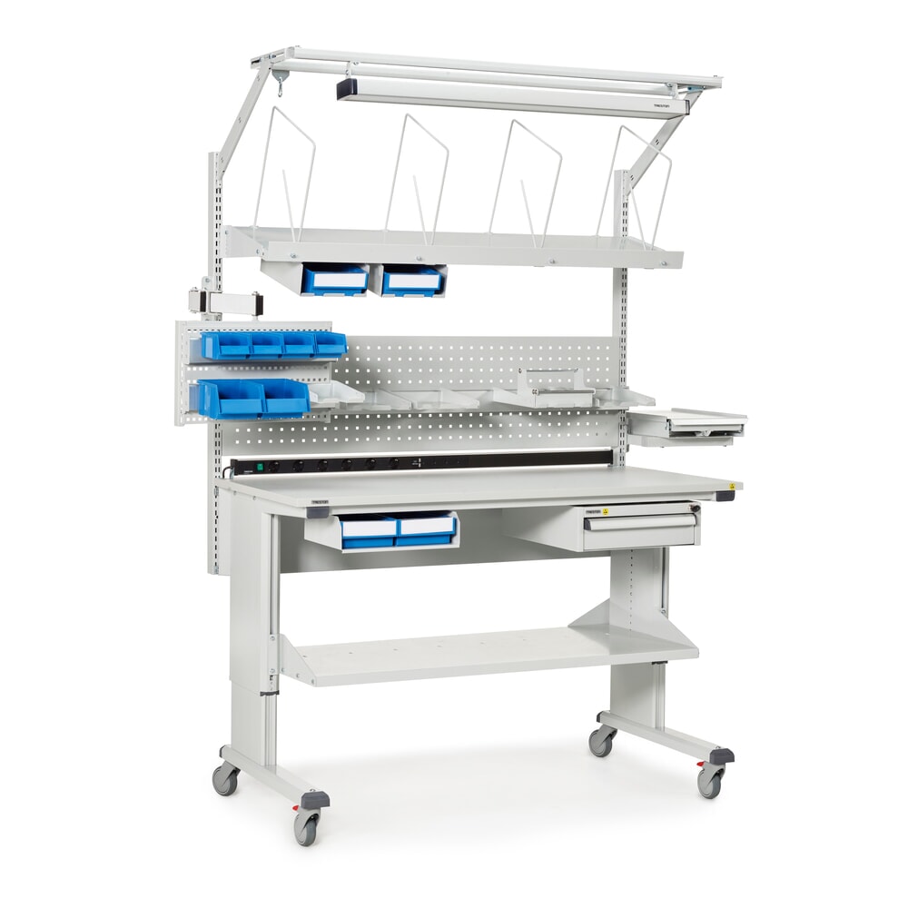 Productafbeelding nr. 3: Gereedschapsbox TRESTON PPH met 2 lades, blauw