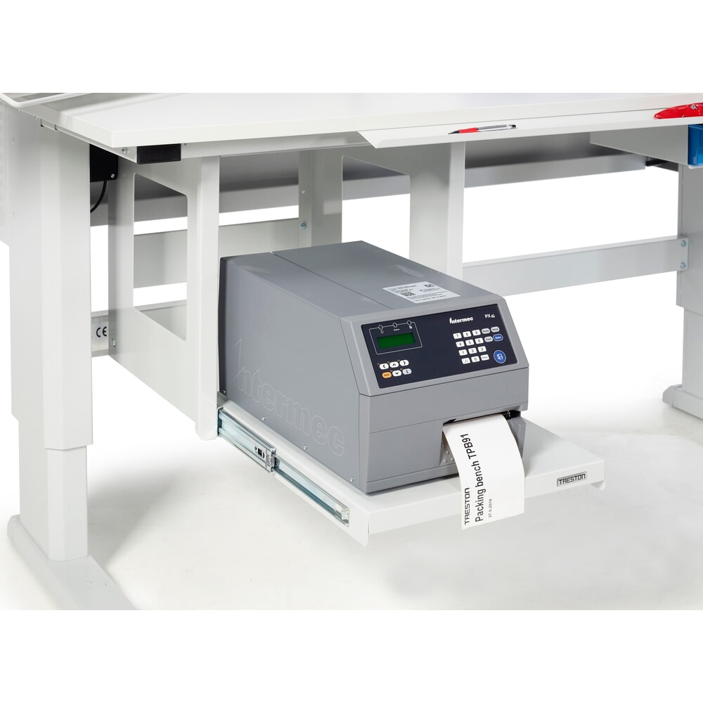 Productafbeelding nr. 4: TRESTON uittrekbare stalen legbord voor printer, hxbxd 506 x 500 x 535 mm