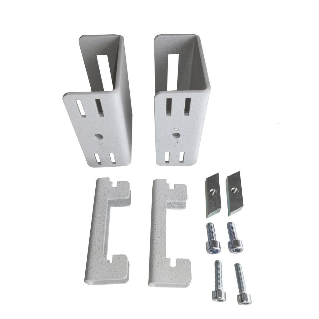Adapterset TRESTON voor zwenkarmen aan rasterprofielen en C-constructieprofielen Product afbeelding: Adapterset TRESTON voor zwenkarmen aan rasterprofielen en C-constructieprofielen