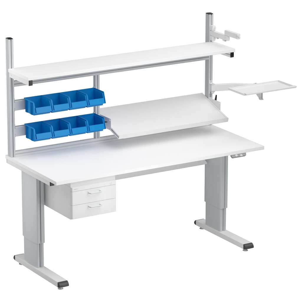 Ophangstang voor werktafel TRESTON WB, lengte 685 mm Productafbeelding nr. 3: Ophangstang voor werktafel TRESTON WB, lengte 685 mm