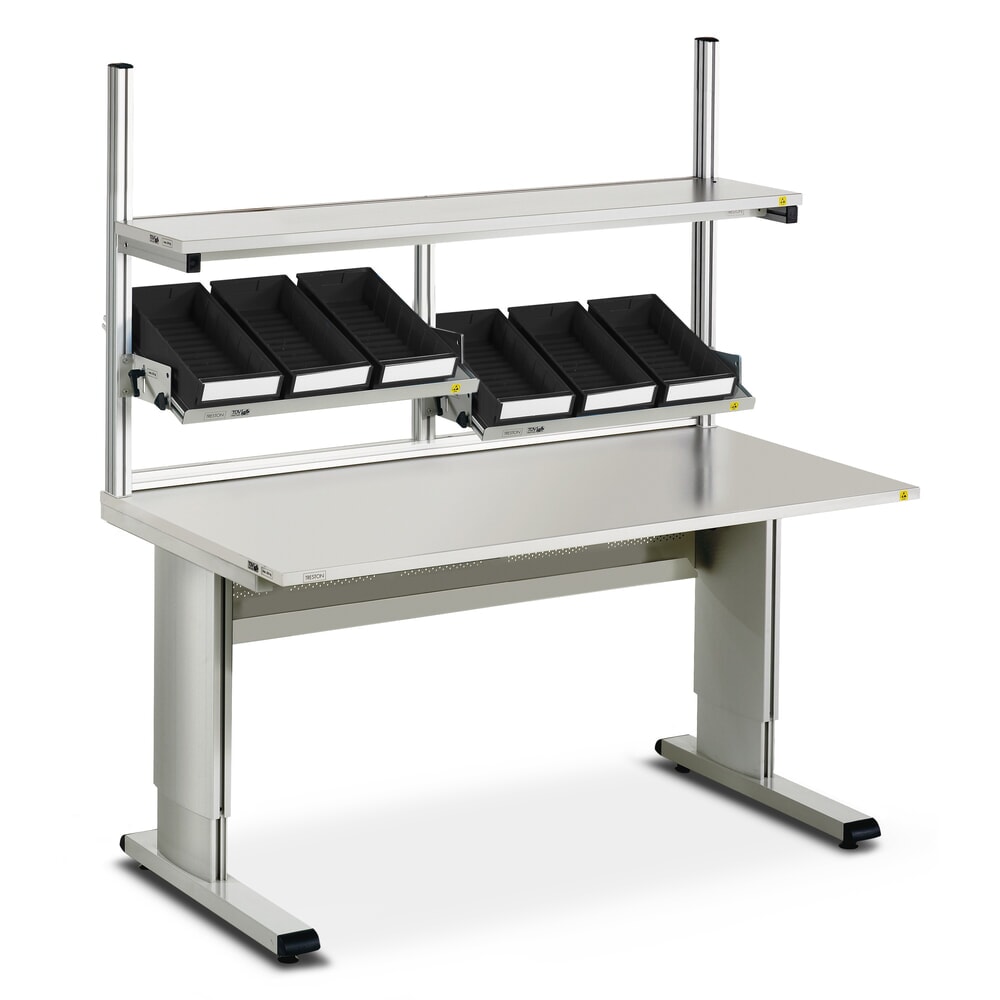 Productafbeelding nr. 4: Werktafel TRESTON WB, ESD, handmatig in hoogte verstelbaar, bxd 1.500 x 800 mm