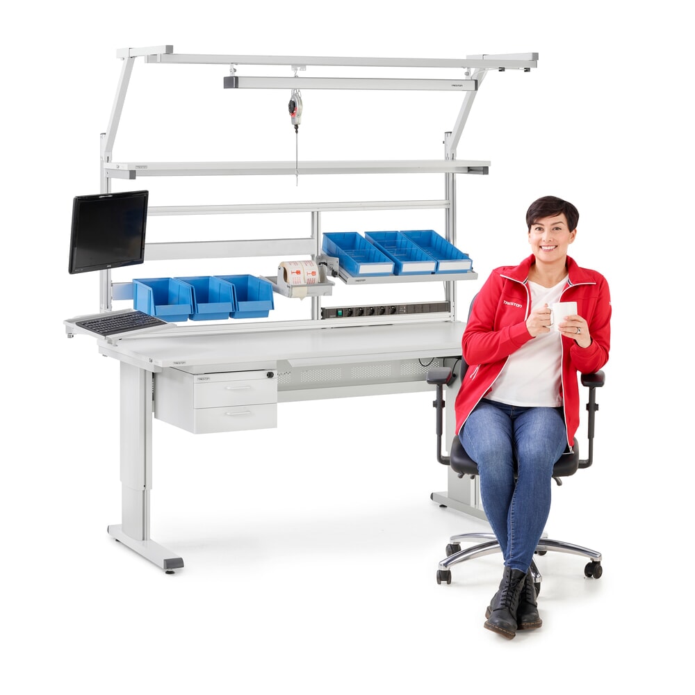 Productafbeelding nr. 3: AKV-zwenkarm voor werktafel TRESTON WB, ESD, bxd 460 x 210 mm
