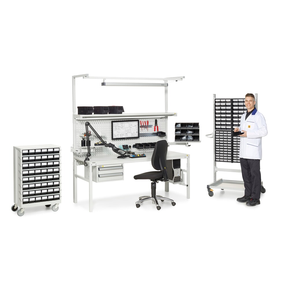 Productafbeelding nr. 3: Werkstoel TRESTON Ergo 30, ESD, zwart