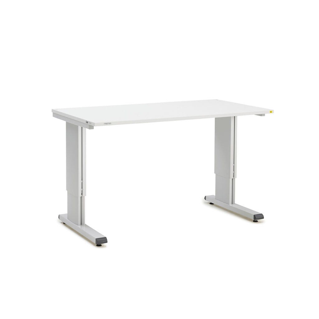 Product afbeelding: Werktafel TRESTON WB, ESD, handmatig in hoogte verstelbaar, bxd 1.500 x 800 mm