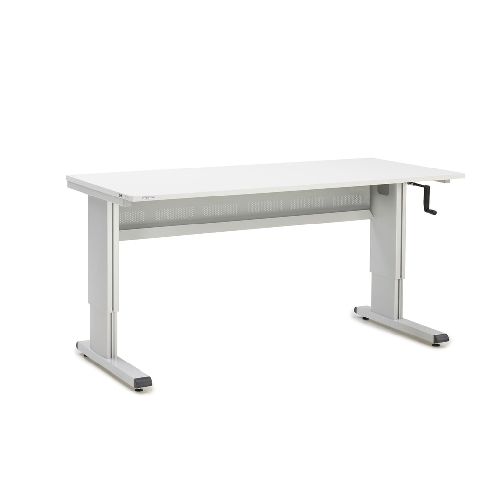 Werktafel TRESTON, type WB, in hoogte verstelbaar, kruk, bxd 1.800 x 800 mm Product afbeelding: Werktafel TRESTON, type WB, in hoogte verstelbaar, kruk, bxd 1.800 x 800 mm