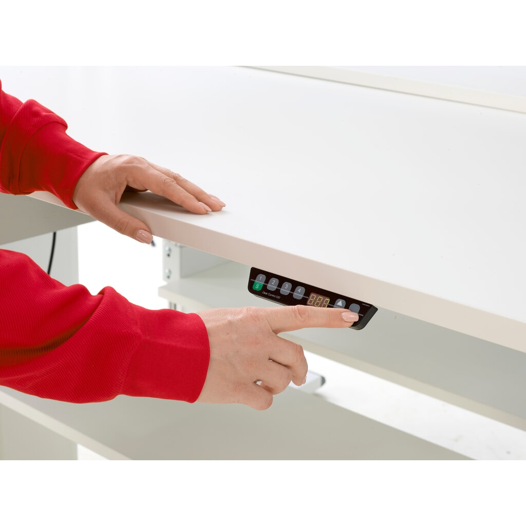 Productafbeelding nr. 5: Werktafel TRESTON WB, ESD, elektrisch in hoogte verstelbaar, bxd 1.800 x 800 mm, met kabelgoot