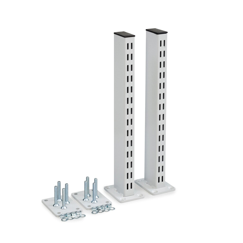 Product afbeelding: Rasterprofielen voor TRESTON TED werktafel, met flens, hoogte 400 mm, 2 stuks/VE