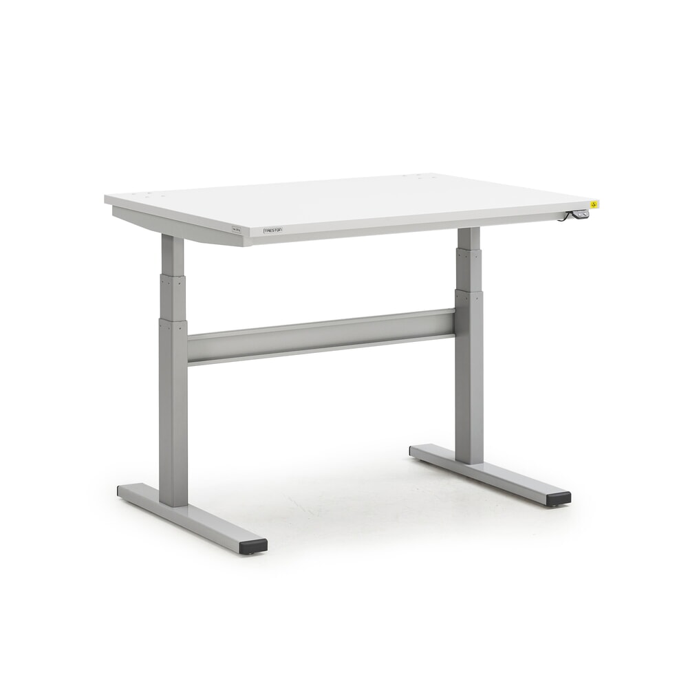 Product afbeelding: TRESTON TED werktafel, ESD, elektrisch in hoogte verstelbaar, hxbxd 630-1.270 x 1.100 x 800 mm