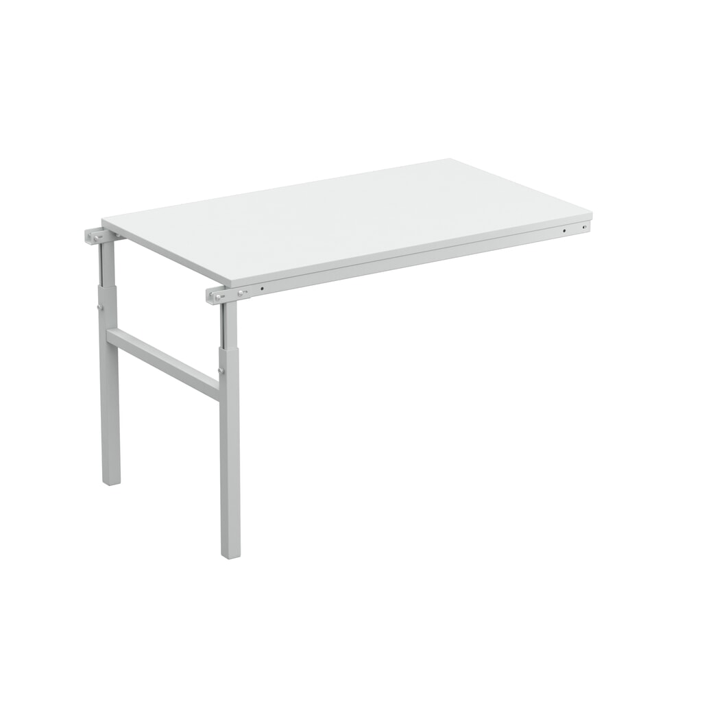 Product afbeelding: Aanbouwtafel voor werkpleksysteem, in hoogte verstelbaar, cap. 150 kg, b x d 1.200 x 700 mm