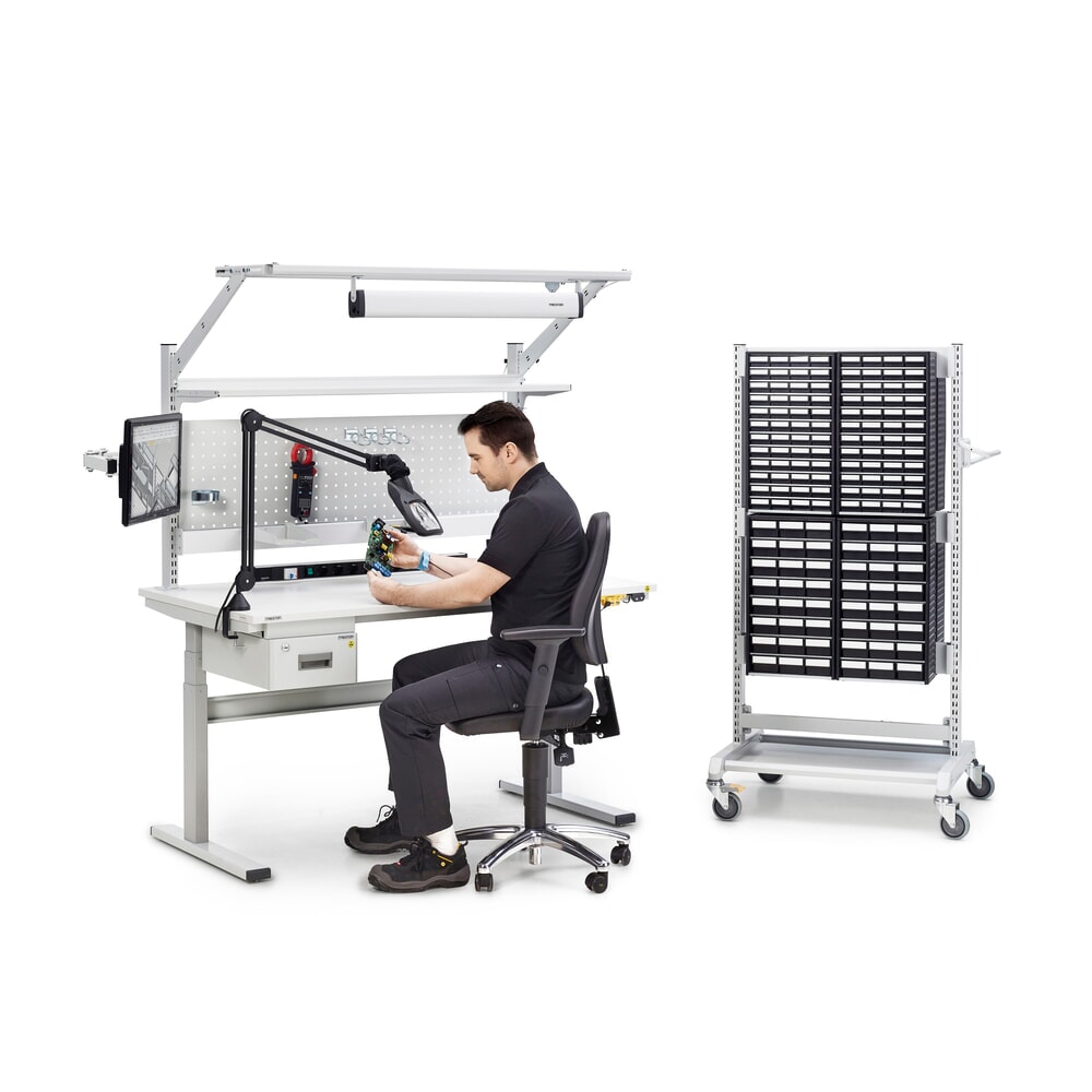 Productafbeelding nr. 4: TRESTON TED werktafel, ESD, elektrisch in hoogte verstelbaar, hxbxd 630-1.270 x 1.500 x 800 mm