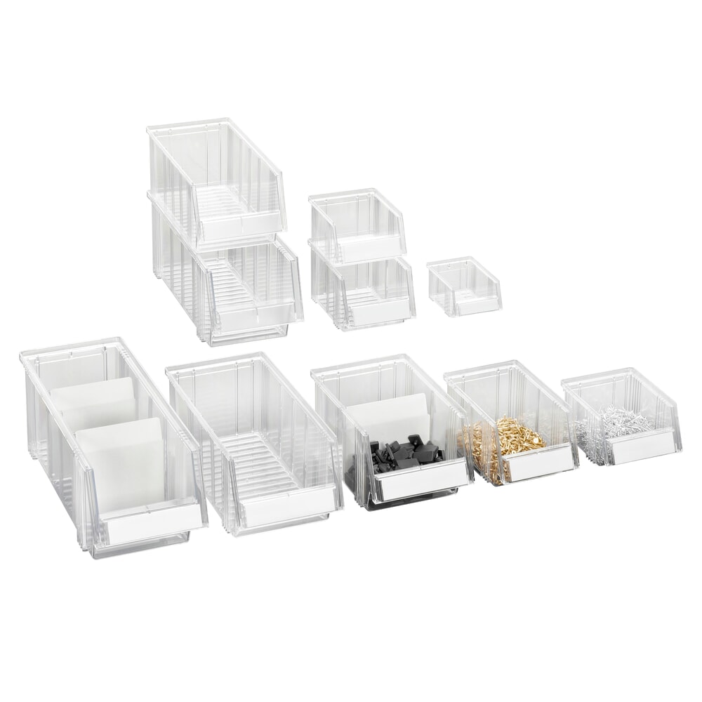 Productafbeelding nr. 3: TRESTON magazijnbakken, transparant, hxbxd 130 x 149 x 250 mm