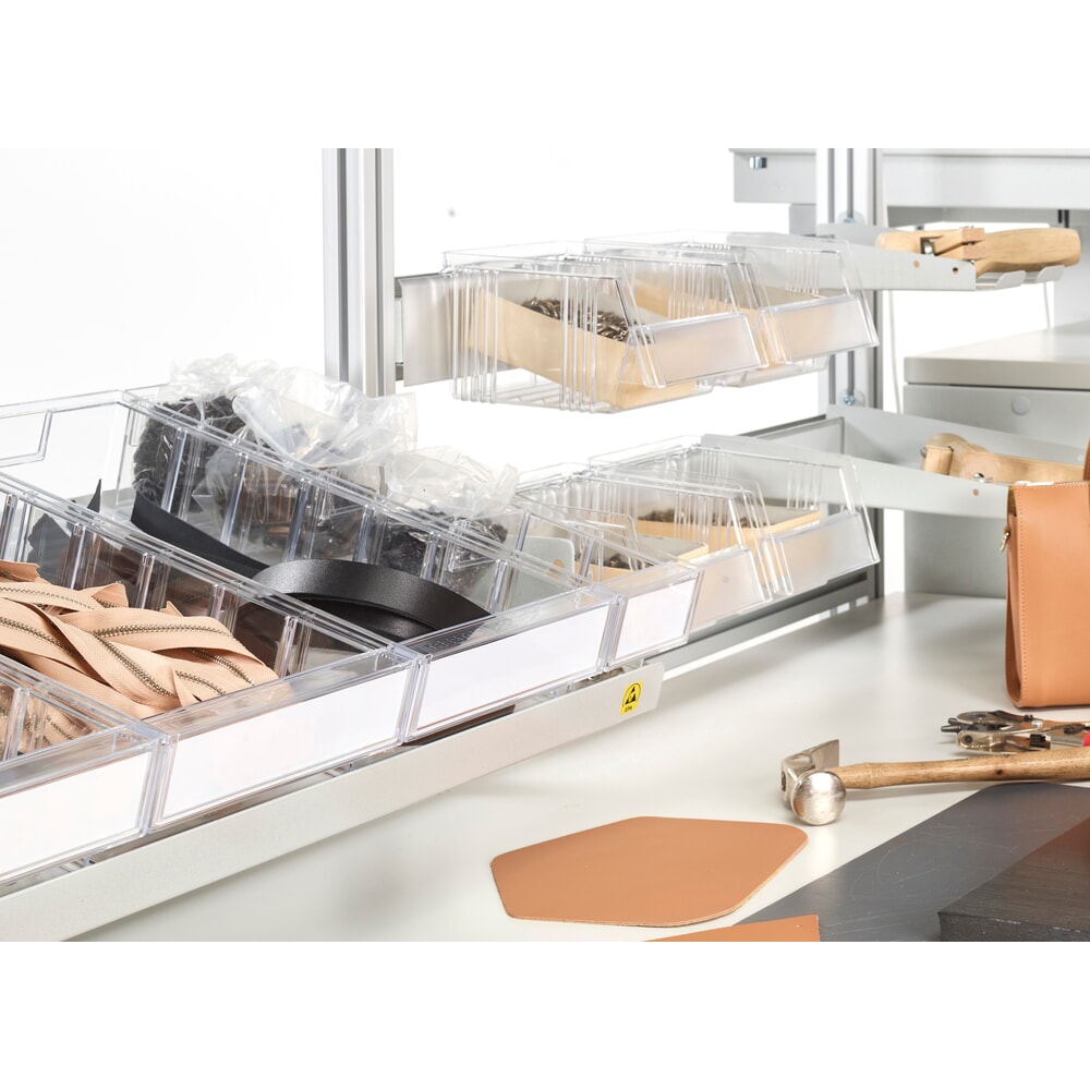 Productafbeelding nr. 5: TRESTON magazijnbakken, transparant, hxbxd 130 x 149 x 250 mm