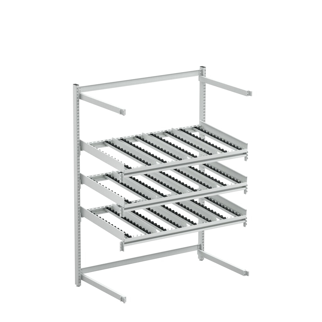 Verlengframe achterzijde voor TRESTON kanbanstelling FIFO, ESD, h x b x d 1.860 x 1.385 x 735 mm Product afbeelding: Verlengframe achterzijde voor TRESTON kanbanstelling FIFO, ESD, h x b x d 1.860 x 1.385 x 735 mm