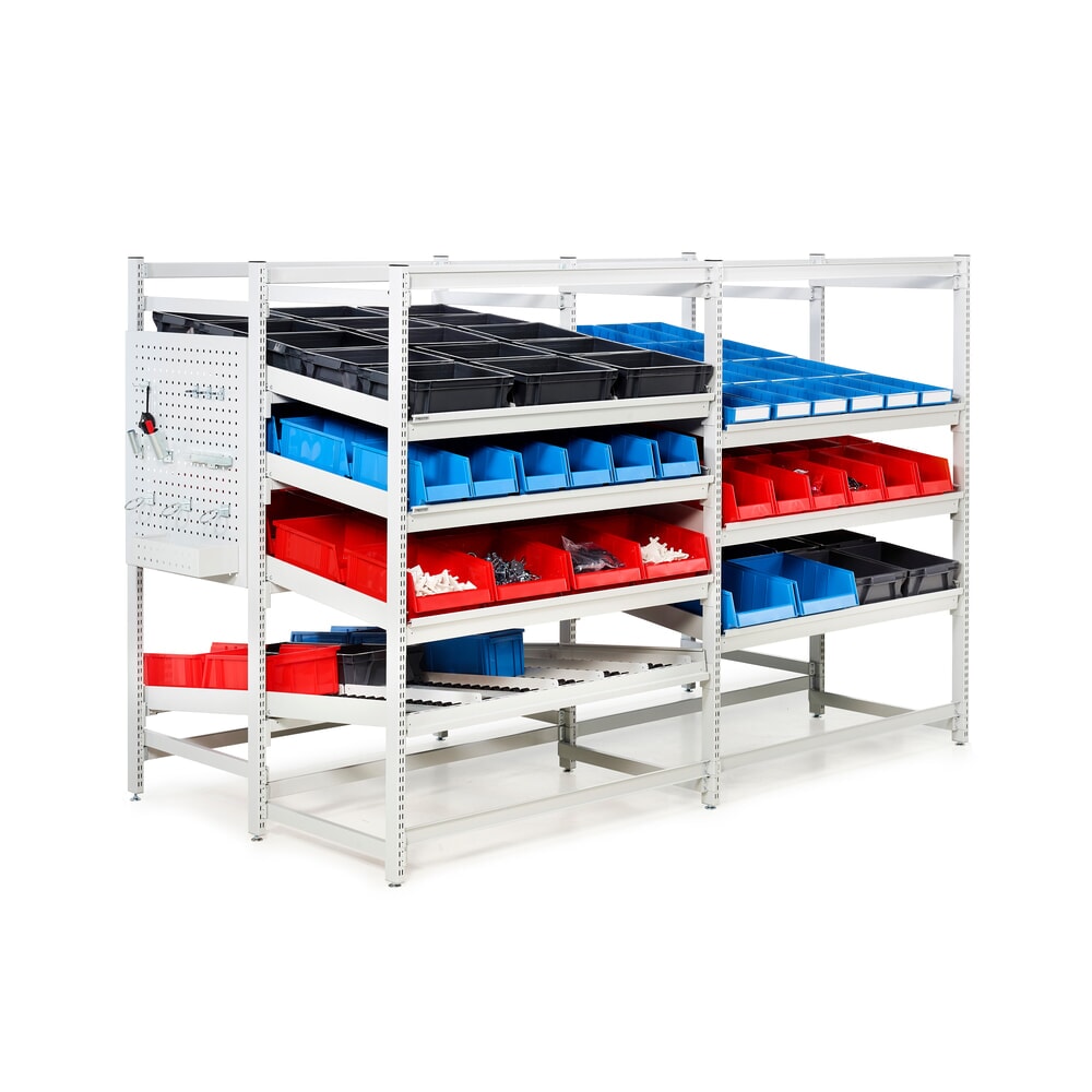 Productafbeelding nr. 4: Zijdelings verlengframe voor TRESTON gereedzetstelling FIFO, ESD, hxbxd 1.860 x 1.385 x 805 mm
