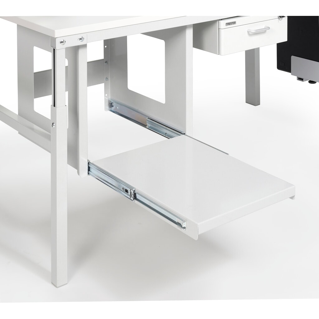 TRESTON uittrekbare stalen legbord voor printer, hxbxd 506 x 500 x 535 mm Product afbeelding: TRESTON uittrekbare stalen legbord voor printer, hxbxd 506 x 500 x 535 mm