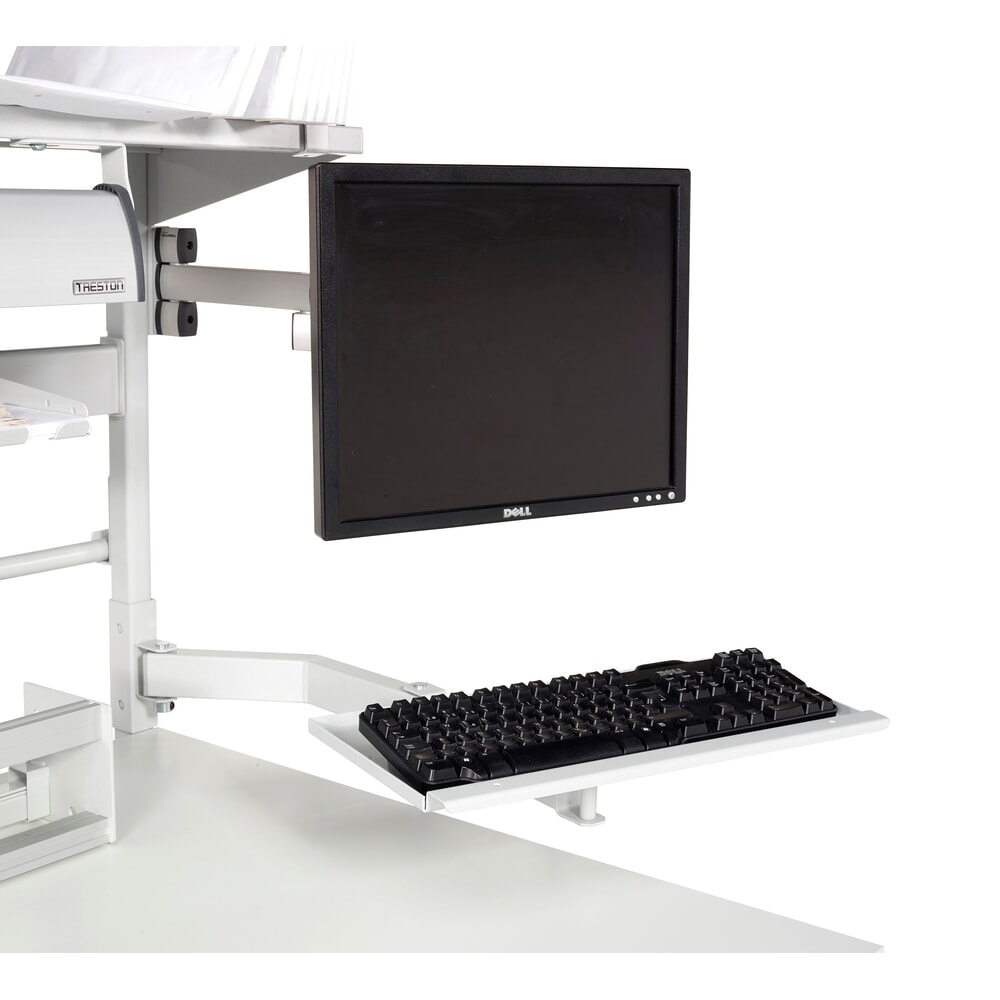 Productafbeelding nr. 5: Vlakke monitor-zwenkarm voor werktafel TRESTON, type WB