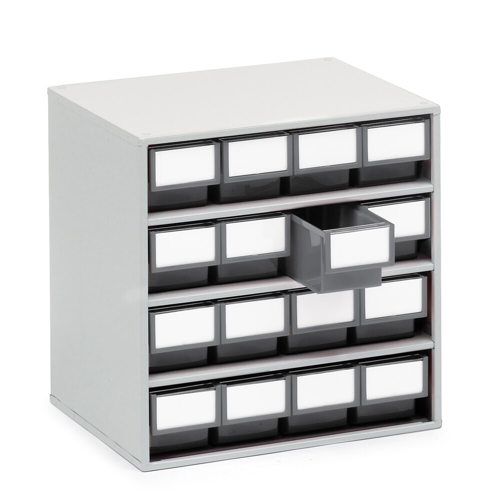 Product afbeelding: Ladekast, 16 laden, diepte 300 mm, antracietgrijs