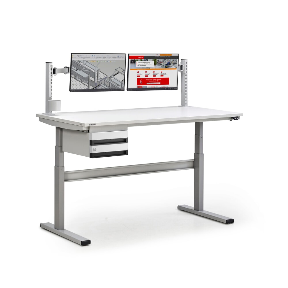 Productafbeelding nr. 3: Rasterprofielen voor TRESTON TED werktafel, met flens, hoogte 400 mm, 2 stuks/VE