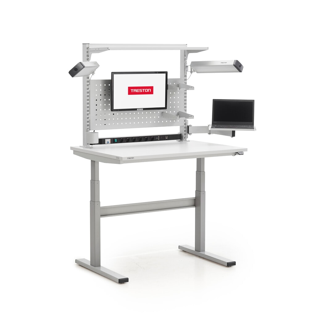 Productafbeelding nr. 5: Displayhouder voor TRESTON TED werktafel, DV 7 kg, armlengte 2x 200 mm