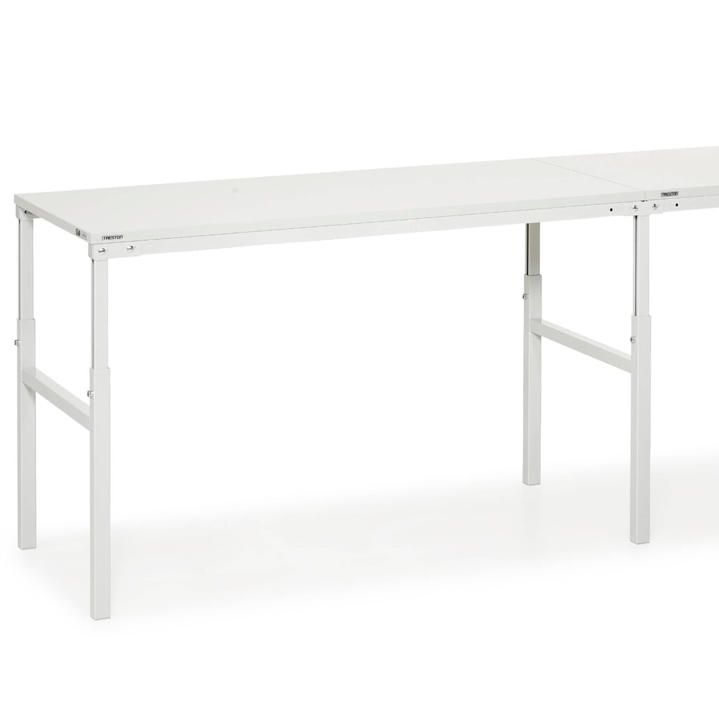 Aanbouwtafel voor werkpleksysteem, in hoogte verstelbaar, cap. 150 kg, b x d 1.500 x 700 mm Productafbeelding nr. 5: Aanbouwtafel voor werkpleksysteem, in hoogte verstelbaar, cap. 150 kg, b x d 1.500 x 700 mm
