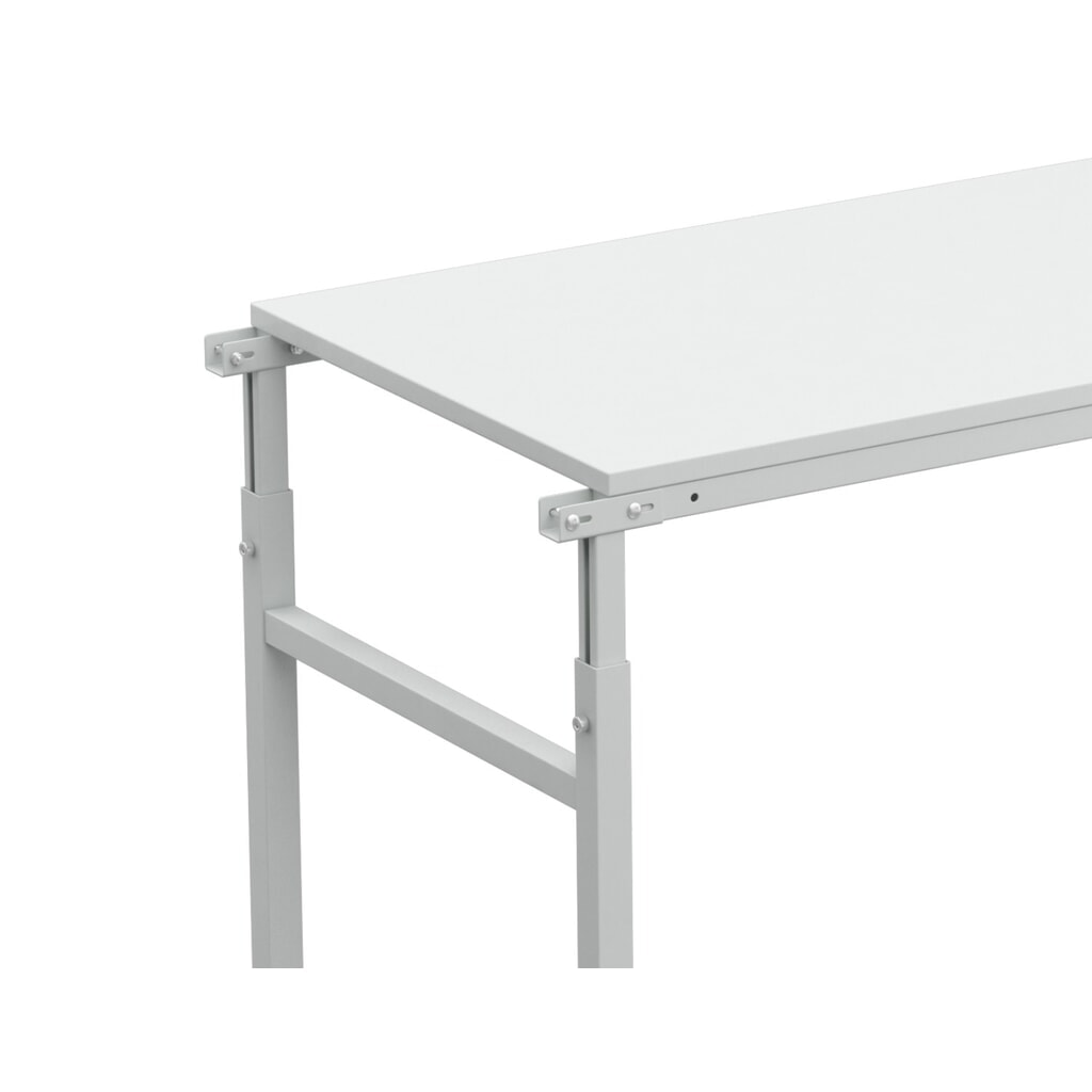 Aanbouwtafel voor werkpleksysteem, in hoogte verstelbaar, cap. 150 kg, b x d 1.500 x 700 mm Productafbeelding nr. 6: Aanbouwtafel voor werkpleksysteem, in hoogte verstelbaar, cap. 150 kg, b x d 1.500 x 700 mm