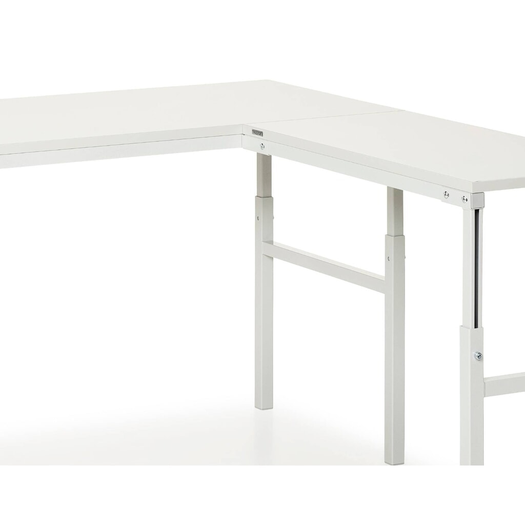 Productafbeelding nr. 3: Hoekaanbouwtafel voor werkpleksysteem, in hoogte verstelbaar, cap. 150 kg, b x d 1.000 x 500 mm
