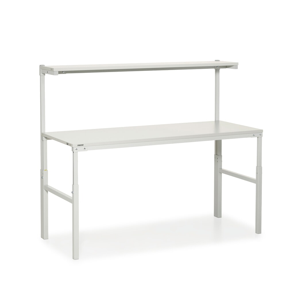 Product afbeelding: TRESTON TPH-werktafel met legplank, ESD, met de hand in de hoogte verstelbaar, bxd 1.800 x 700 mm