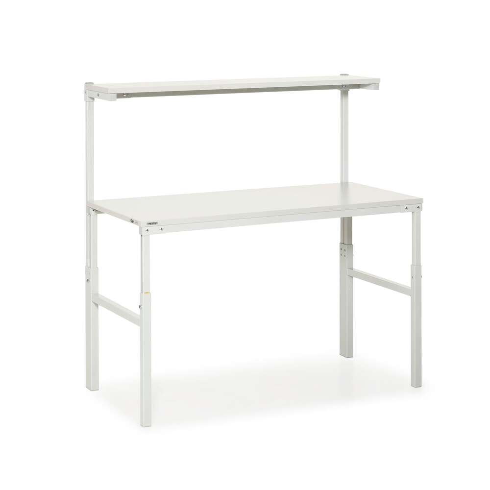 Product afbeelding: TRESTON TPH-werktafel met legplank, ESD, met de hand in de hoogte verstelbaar, bxd 1.500 x 900 mm