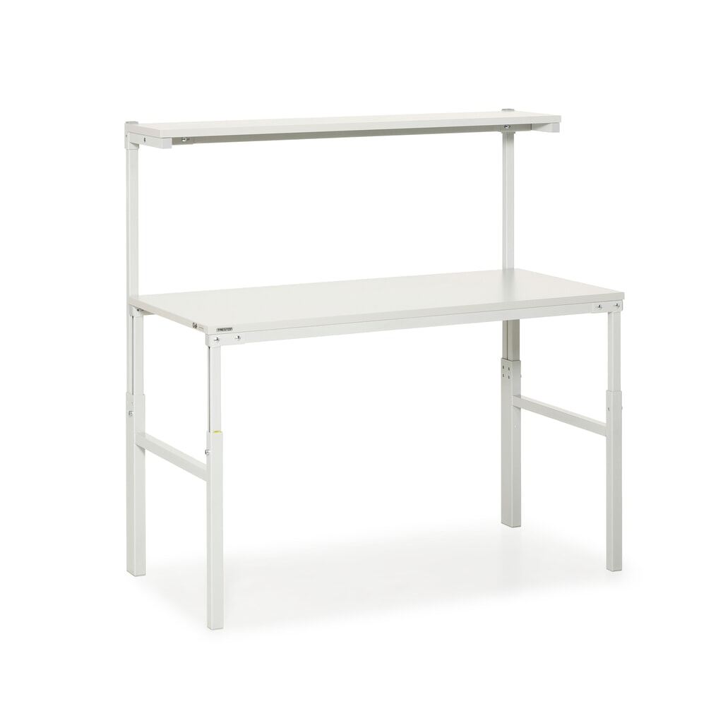 Product afbeelding: TRESTON TPH-werktafel met legplank, ESD, met de hand in de hoogte verstelbaar, bxd 1.500 x 900 mm