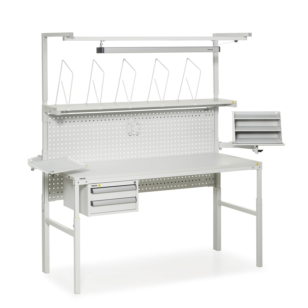 Productafbeelding nr. 4: Houderset voor gatenplaat, lichtgrijs