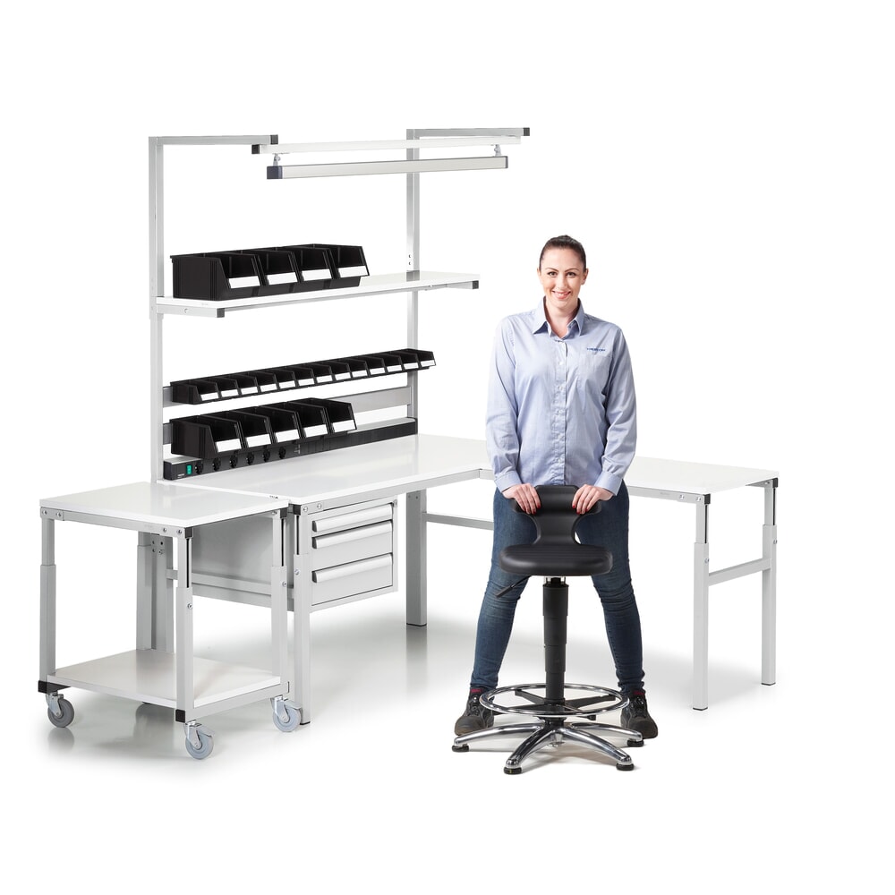 Productafbeelding nr. 5: Onderlegplaat voor tafelwagen TRESTON, ESD, bxd 1000 x 618 mm