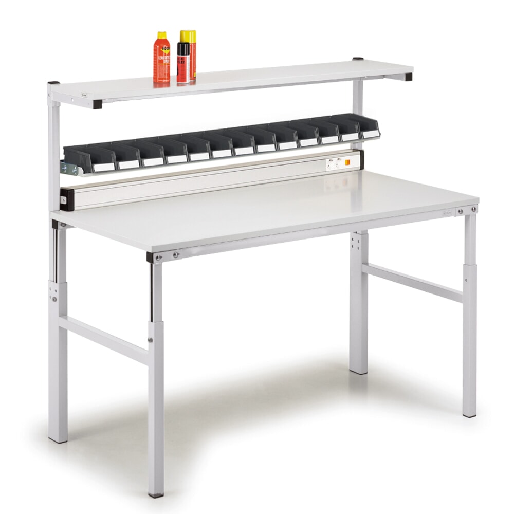 Productafbeelding nr. 7: Werktafel TRESTON TPH met legplank, ESD, handmatig in hoogte verstelbaar, bxd 1.200 x 700 mm