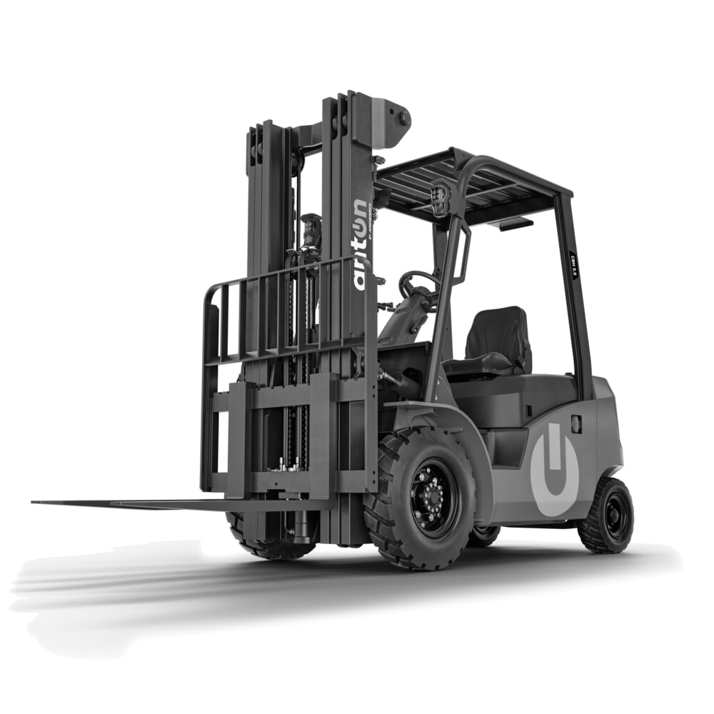 Product afbeelding: AntOn by Jungheinrich elektrische heftruck CBH 3.5 met tweevoudige telescoop hefmast, hefhoogte 3.300 mm, draagvermogen 3.500 kg, inclusief externe lader 80 V, 60 A, CEE, 4-polig