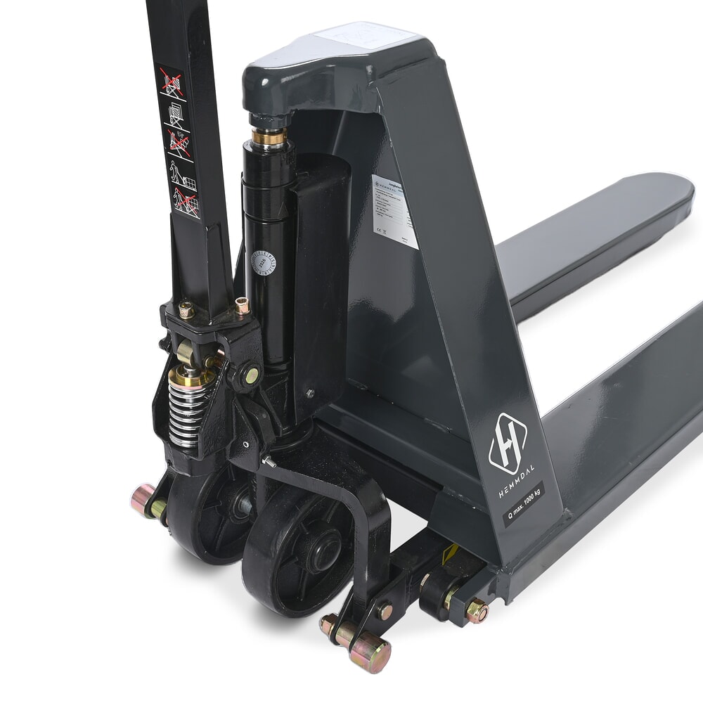 Productafbeelding nr. 9: Schaarhefwagen HEMMDAL PTM 1.0 Scissor, draagvermogen 1.000 kg, vorklengte 1.150 mm, polyurethaan, enkelvoudig wiel