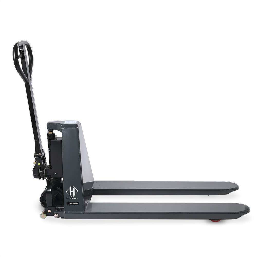 Productafbeelding nr. 13: Schaarhefwagen HEMMDAL PTM 1.0 Scissor, draagvermogen 1.000 kg, vorklengte 1.150 mm, polyurethaan, enkelvoudig wiel