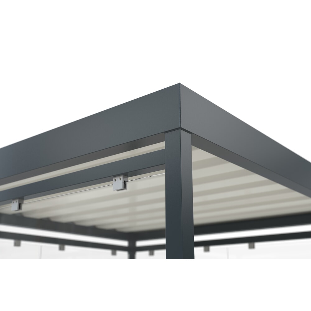Productafbeelding nr. 2: wsm® fietsoverkapping Economy Köln, ESG-beglazing, fietsparksysteem 2502 XBF, bouwpakket, voor 4 fietsen, HxBxD 2440 mm x 3180 mm x 2165 mm