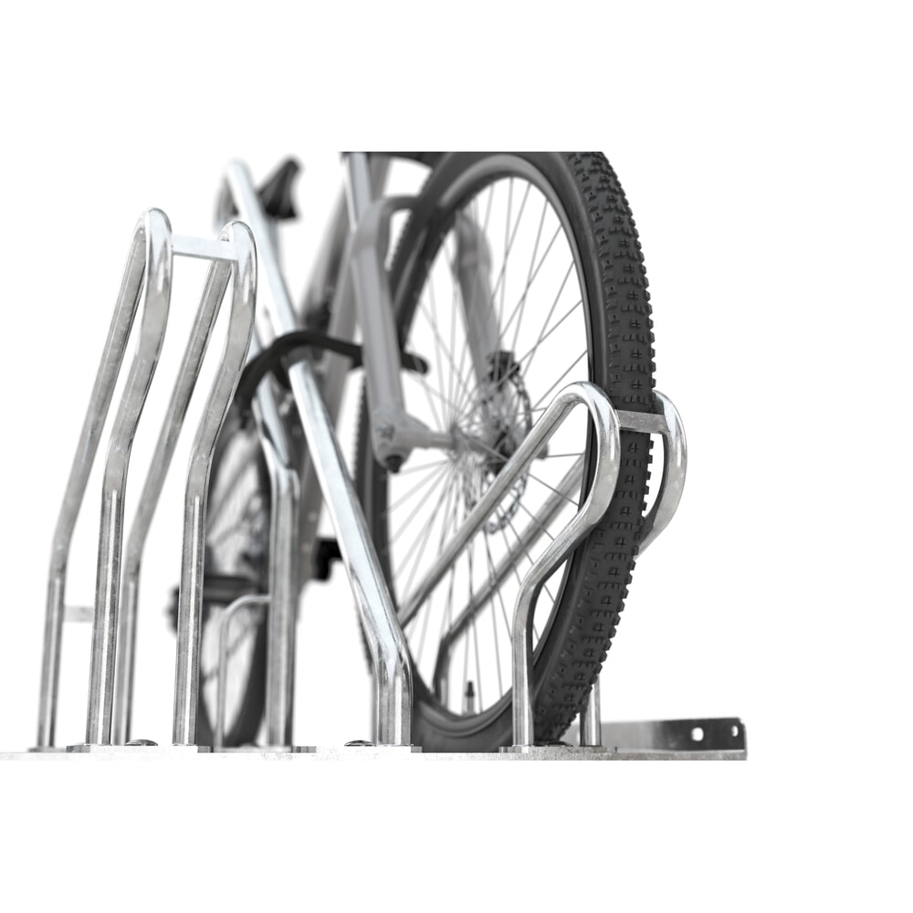 Productafbeelding nr. 2: wsm® fietsoverkapping Leipzig, plat dak met attiek, voor 8 fietsen